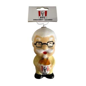 KFC Colonel Sanders Kentucky Fried Chicken Decoupage Christmas Ornament Ruz